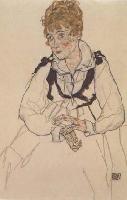 Egon Schiele The Artist' Wife,seated (mk12)